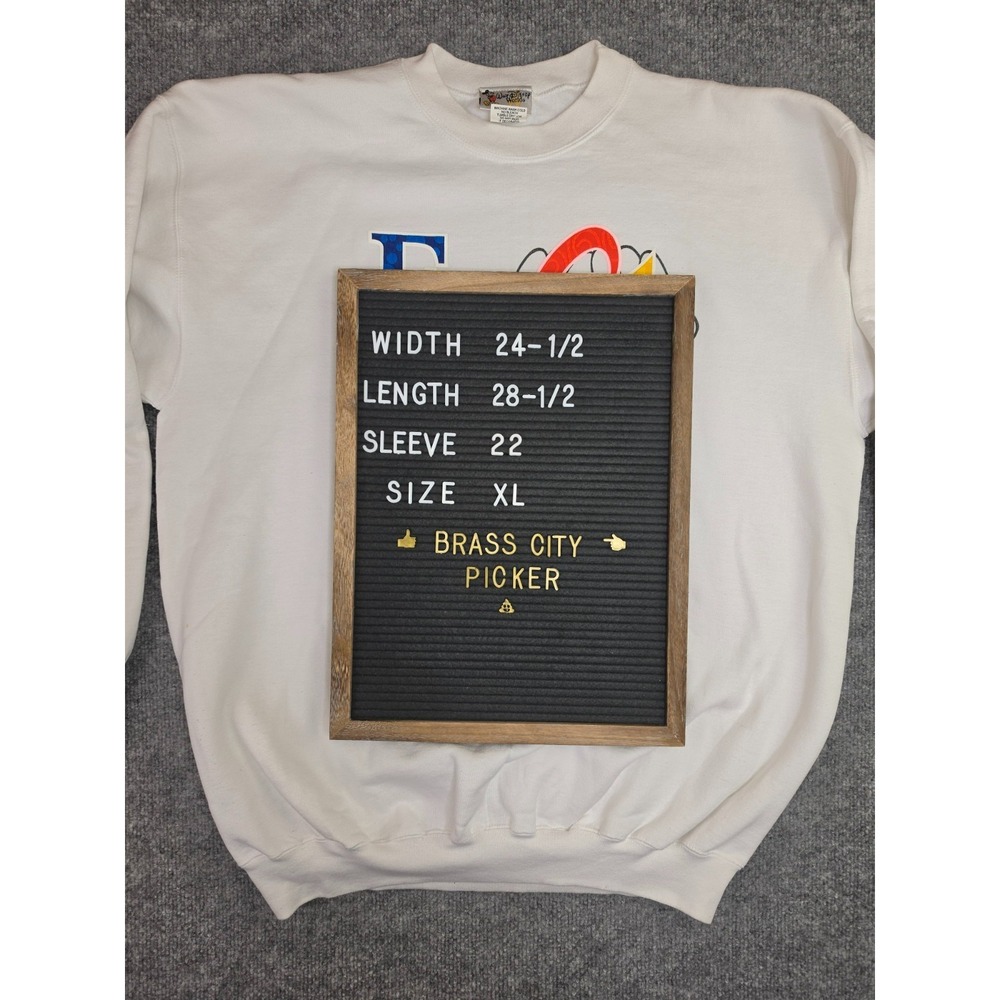 Vintage Mickey Mouse Disney Epcot Center 2000 White Crewneck Sweatshirt Size XL - Picture 2 of 11